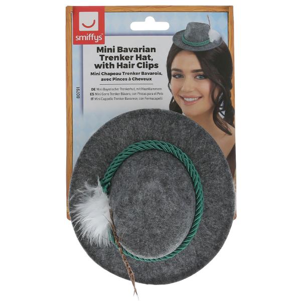 Mini Tyrolerhatt Bayersk Grå