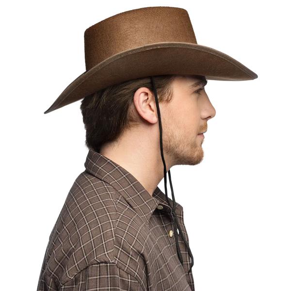 Cowboyhatt Oksehode Brun