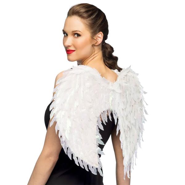 Englevinger Glam Hvite