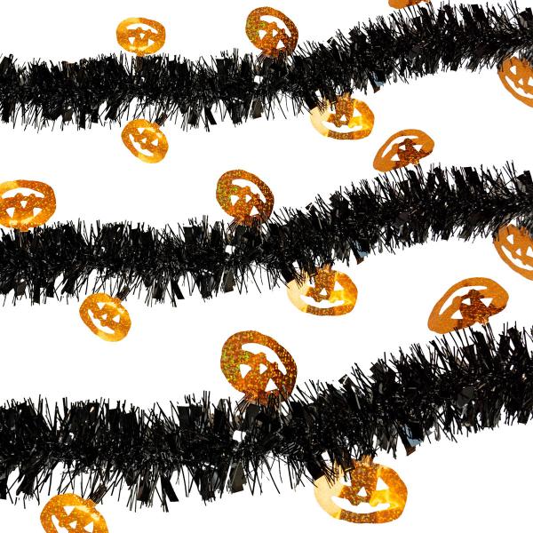 Halloweengresskar Glittergirlander