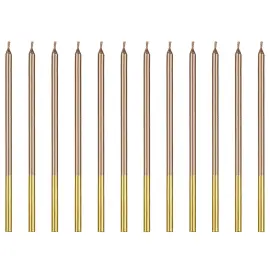 Kakelys Lange Rosegull 12-pakning