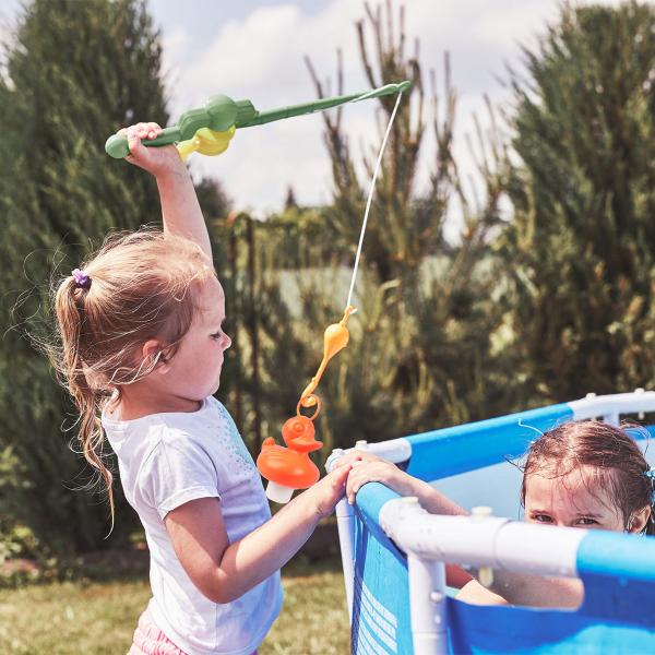 Badeand med Vekt og Krok 7 cm