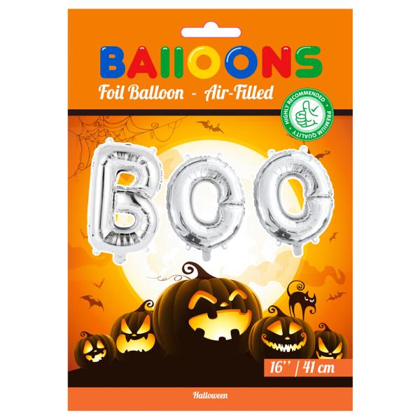 Boo Folieballong Sølv