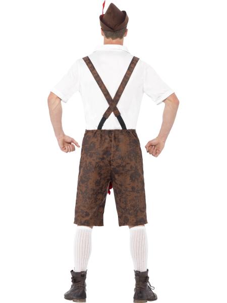 Oktoberfest Kostyme med Uthengende Pølse
