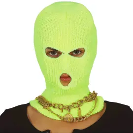 Balaclava Skimaske Neon Gul