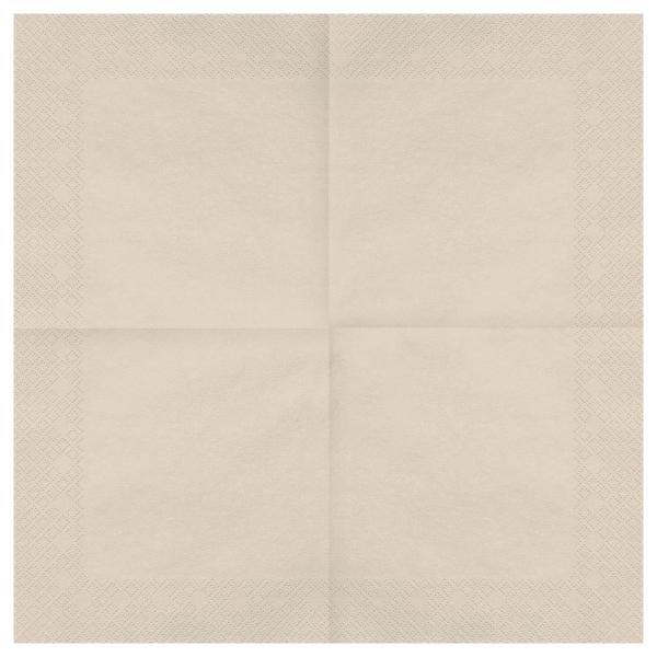 Papirservietter Beige 20-pakning