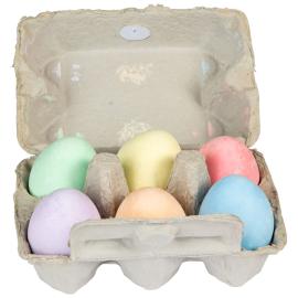 Påskeegg Gatekritt 6-pakning