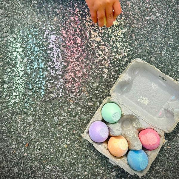 Påskeegg Gatekritt 6-pakning