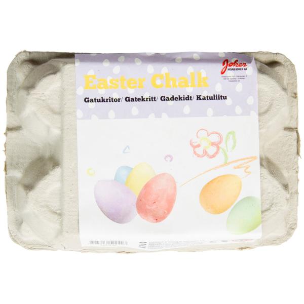 Påskeegg Gatekritt 6-pakning