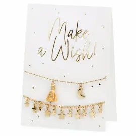 Make a Wish Kort med Armbånd
