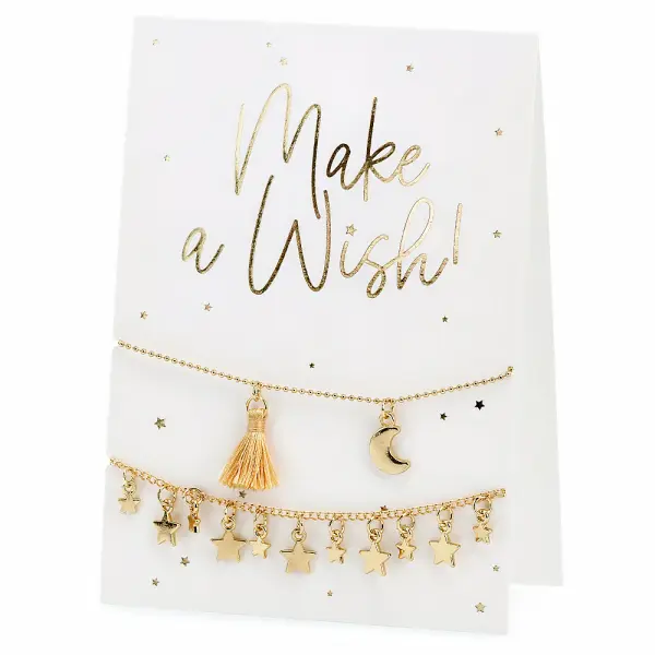 Make a Wish Kort med Armbånd