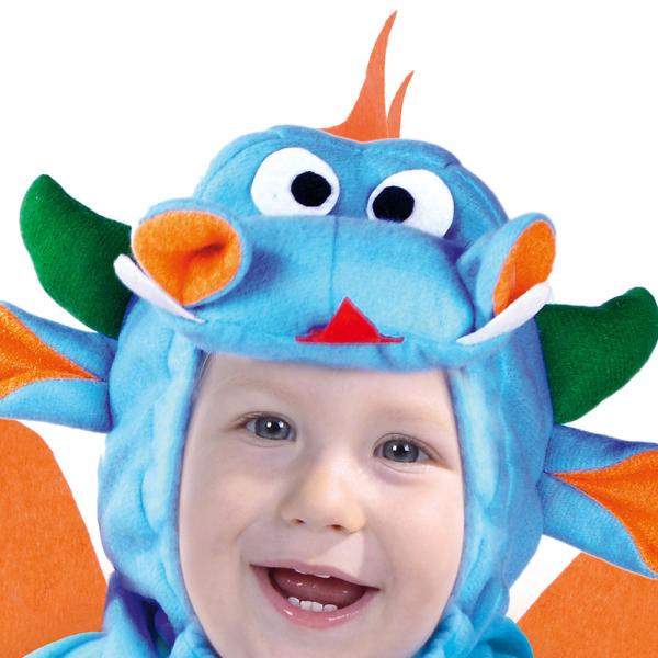 Baby Drage Kostyme Blå