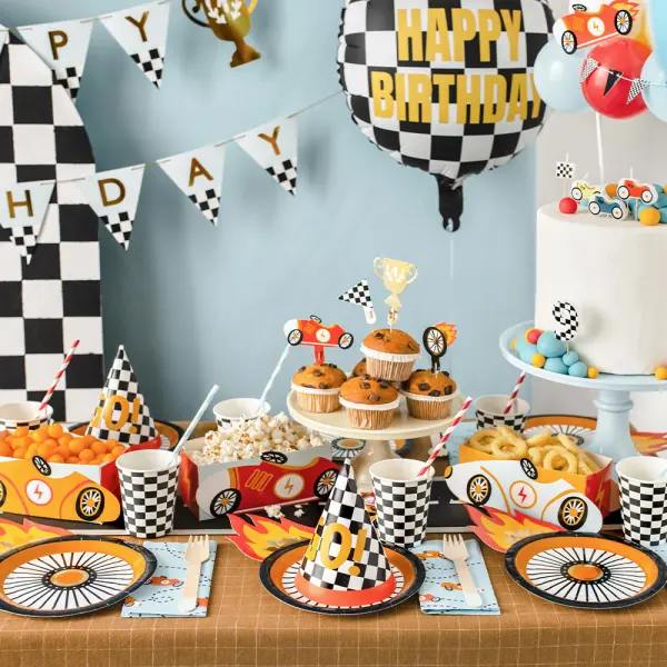 Cake Toppers Racing 4-pakning