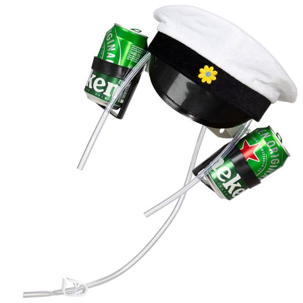Hands-free Ølhatt med Studentlue