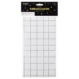 Rutete Bordduk Hvit/Svart