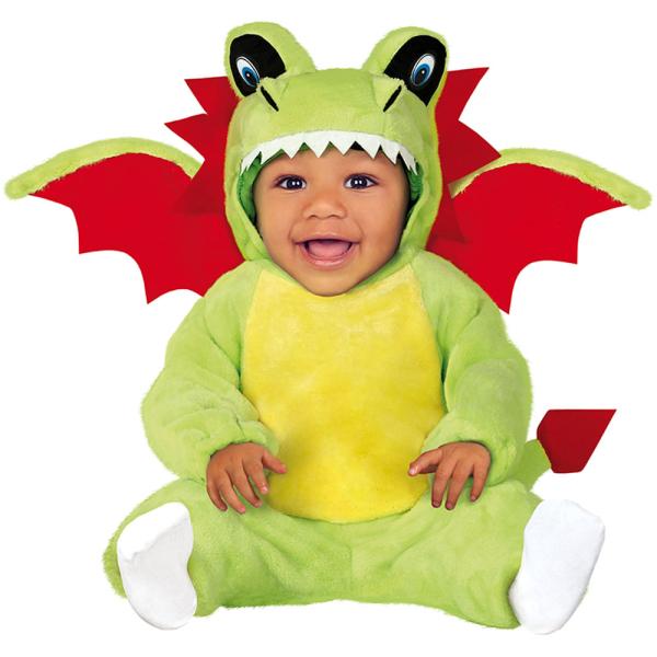 Baby Drage Kostyme Grønn