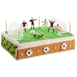 Fotballspillere og Kakelys Sett