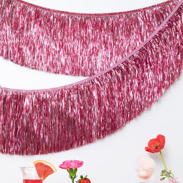 Dørforheng Metallic Rosa