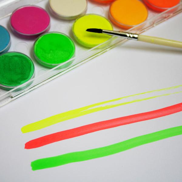 Penol Neon Akvarellmaling 12-pakning
