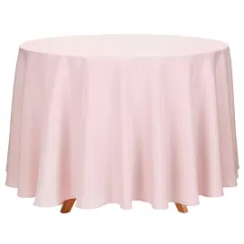 Rund Bordduk Gammelrosa 230 cm