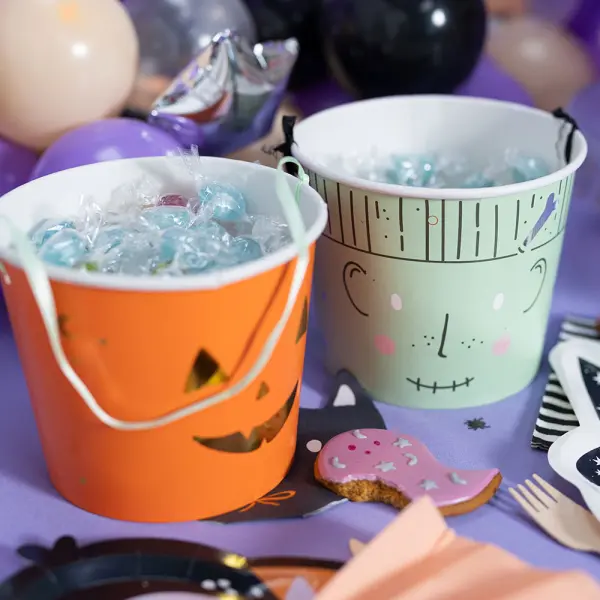 Godteribøtter Halloween 2-pakning