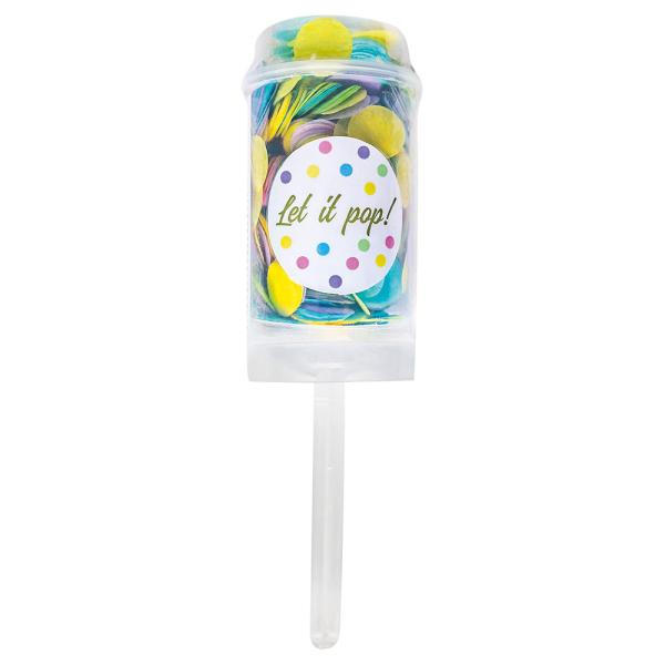 Konfetti Push Pop Flerfarget Pastell