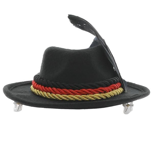 Mini Tyrolerhatt Bayersk Svart