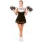 Cheerleader Kostyme Svart/Hvit