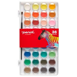 Penol Standard Akvarellmaling 36-pakning