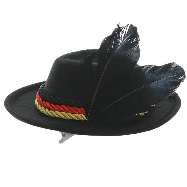 Mini Tyrolerhatt Bayersk Svart