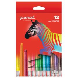 Penol Twister Fargestifter 12-pakning