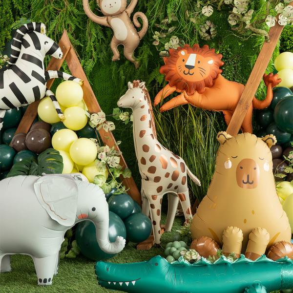 Stående Folieballong Sjiraff 49 x 114 cm