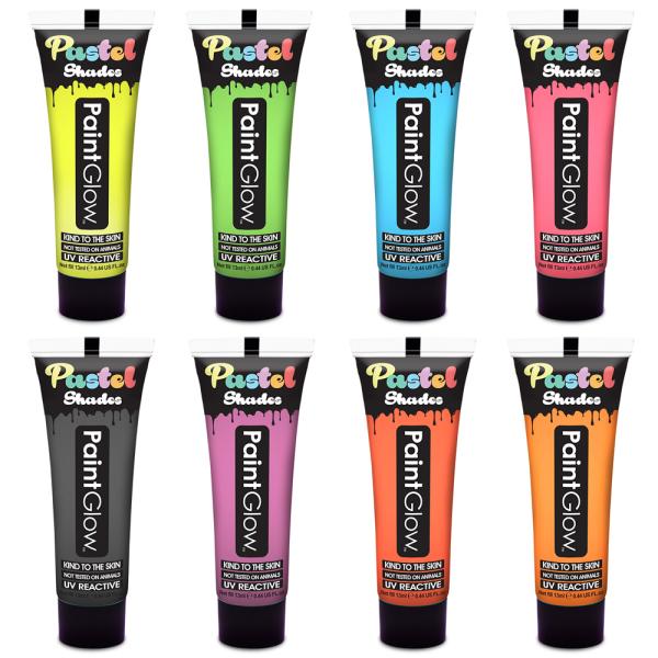 PaintGlow UV Ansikts- og Kroppsmaling Pastell