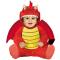 Baby Drage Kostyme Rød