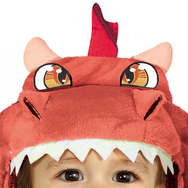Baby Drage Kostyme Rød