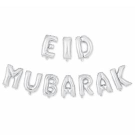 Eid Mubarak Ballonggirlander Kit S&oslash;lv
