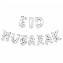 Eid Mubarak Ballonggirlander Kit S&oslash;lv