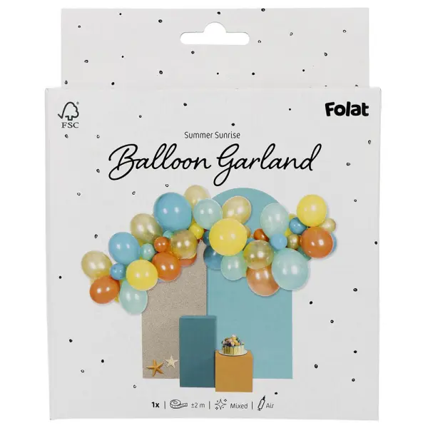 Ballonggirlander Summer Sunrise 66-pakning