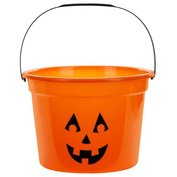 Halloweengresskar Godtebøtte Oransje