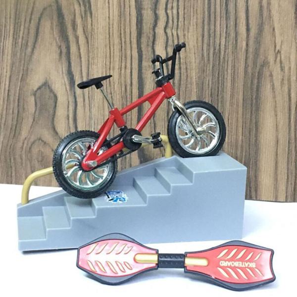 Fingersykkel & Skateboard med Tilbehør