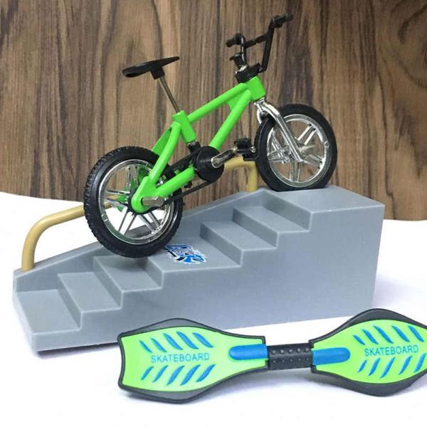 Fingersykkel & Skateboard med Tilbehør