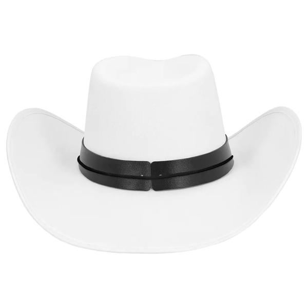 Cowboyhatt Oksehode Hvit