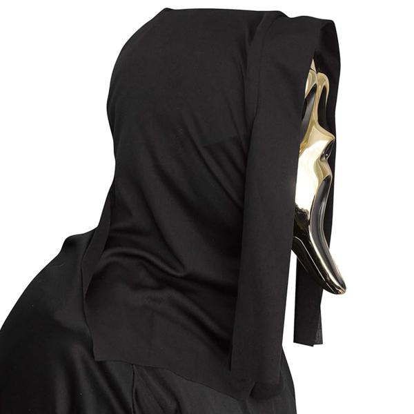 Ghostface Maske Metallic Gull