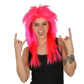 Parykk Rock Rosa