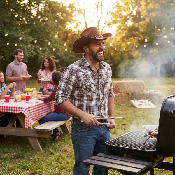 Cowboyhatt Ville Vesten Brun