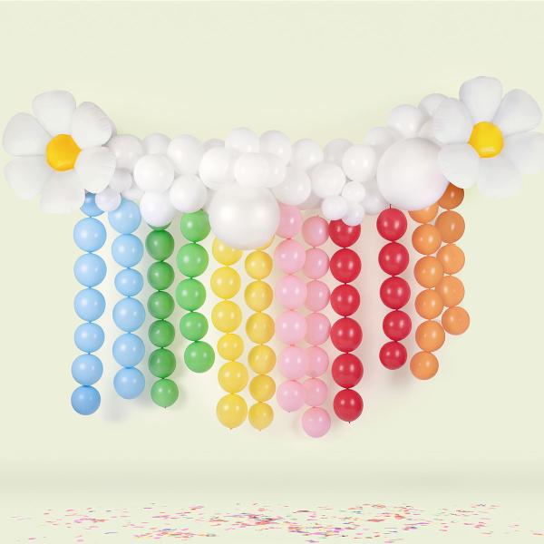 Lenkende Ballonger Limegul Pastell 20-pakning