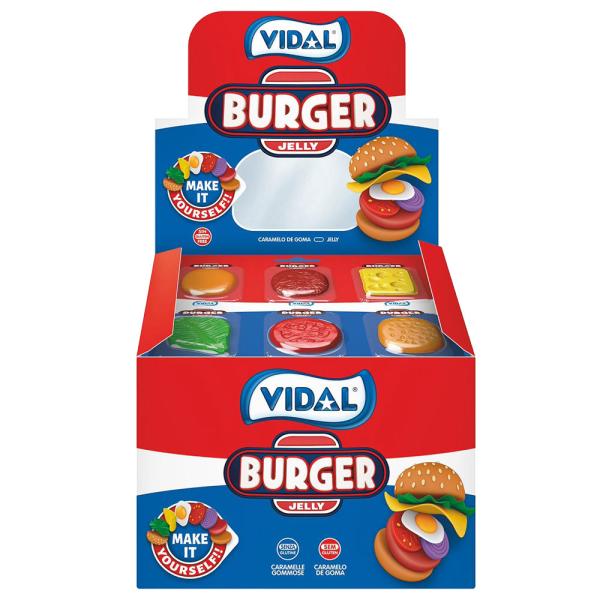 Hamburger Gelégodteri 6-pakning