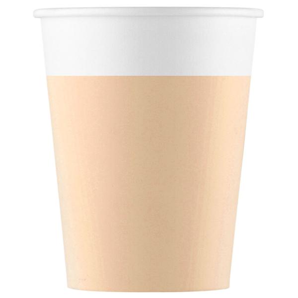 Cream Pappkopper Solid Color