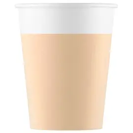 Cream Pappkopper Solid Color
