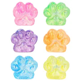Squeeze Kattepote Glitrende Leke 6 cm
